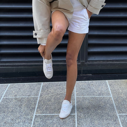 Serina Ivory Suede Sneakers | Dolce Vita