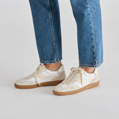 Notice White Dune Nylon Sneakers | Dolce Vita