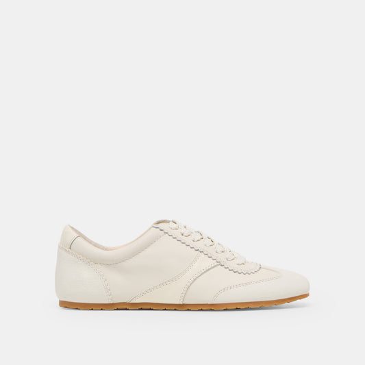 Dorie White Leather Sneakers | Dolce Vita