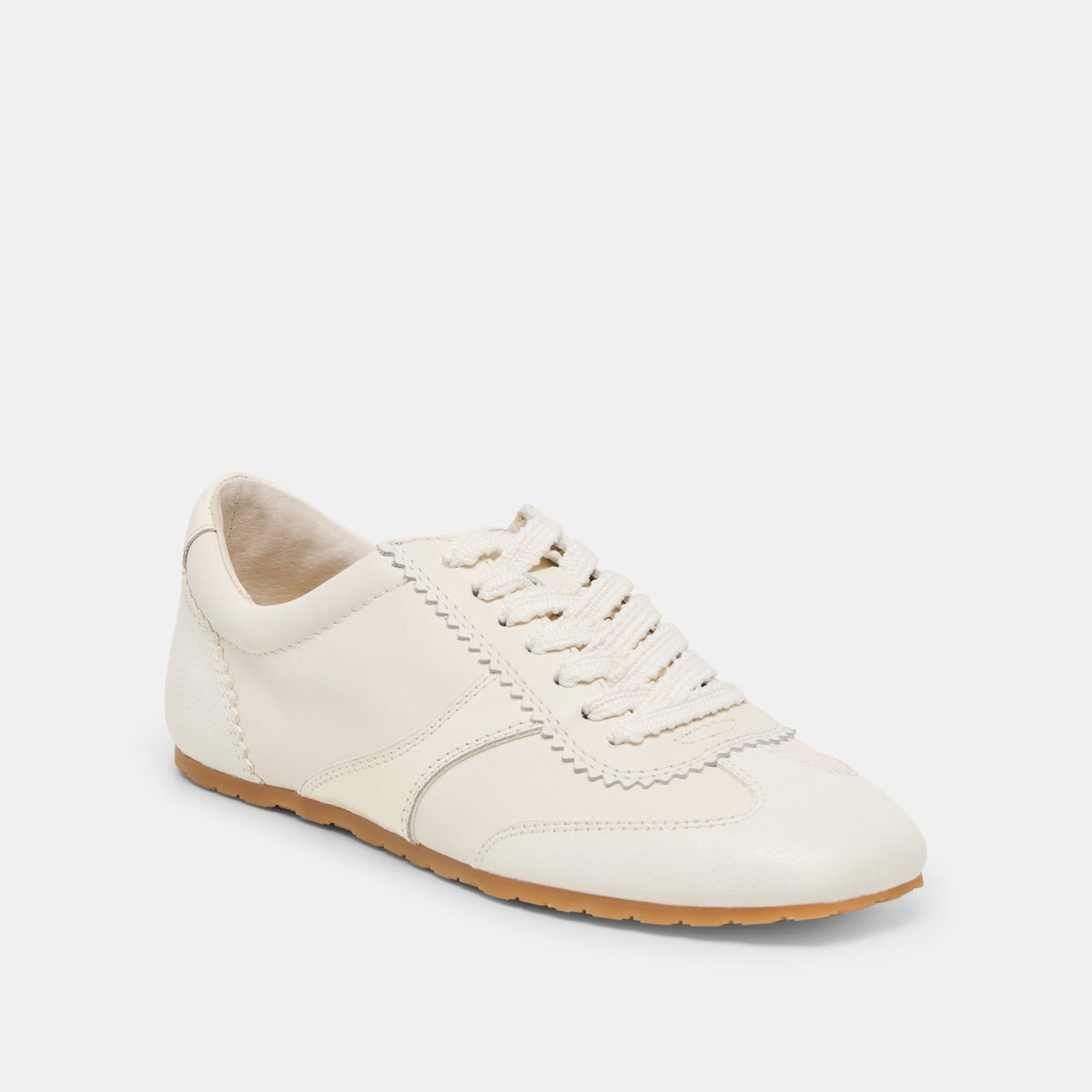 Dorie White Leather Sneakers | Dolce Vita
