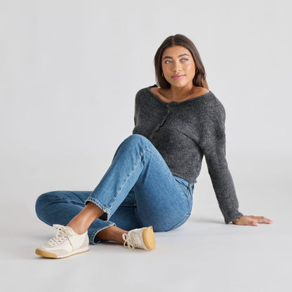 Sariya White Nylon Sneakers | Dolce Vita