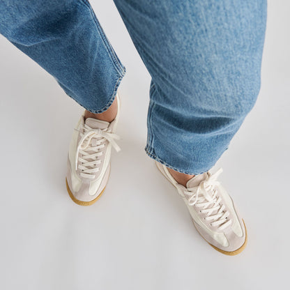 Sariya White Nylon Sneakers | Dolce Vita