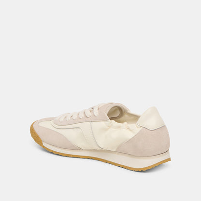 Sariya White Nylon Sneakers | Dolce Vita