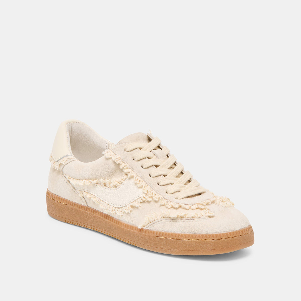 Notice Lace Ivory Suede Sneakers | Dolce Vita