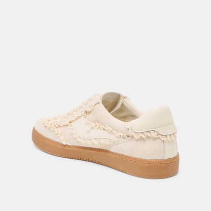 Notice Lace Ivory Suede Sneakers | Dolce Vita