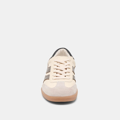 Merit White Grey Leather Sneakers | Dolce Vita