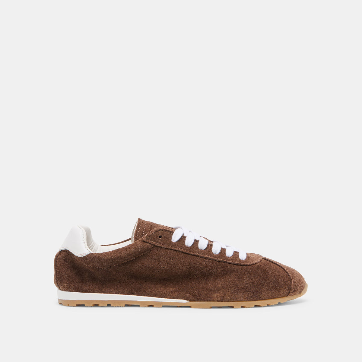 Serina Dk Brown Suede Sneakers | Dolce Vita