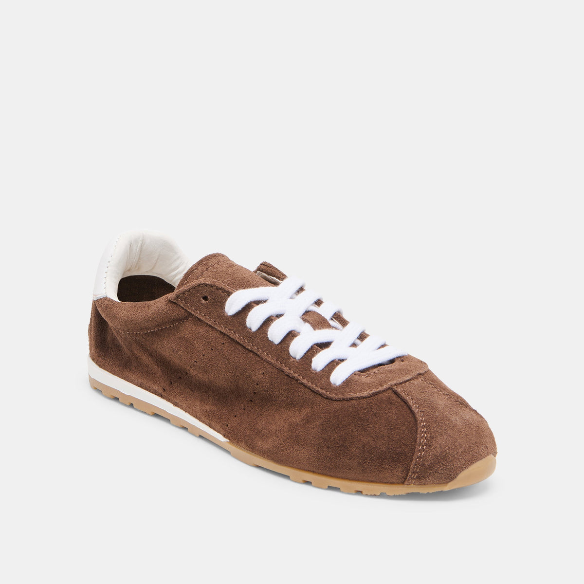 Serina Dk Brown Suede Sneakers | Dolce Vita