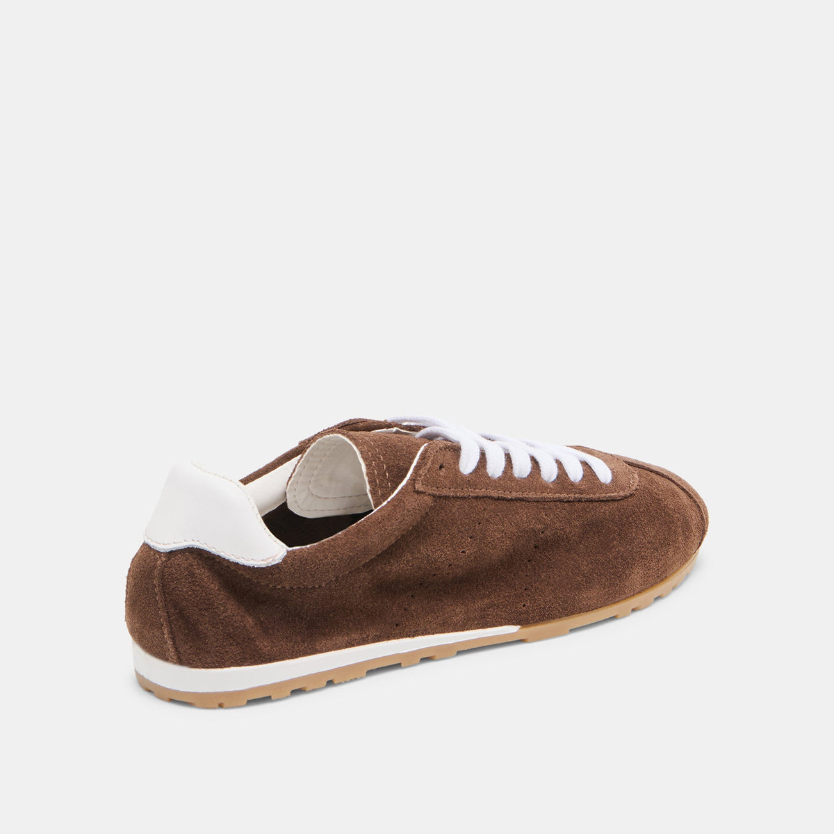 Serina Dk Brown Suede Sneakers | Dolce Vita
