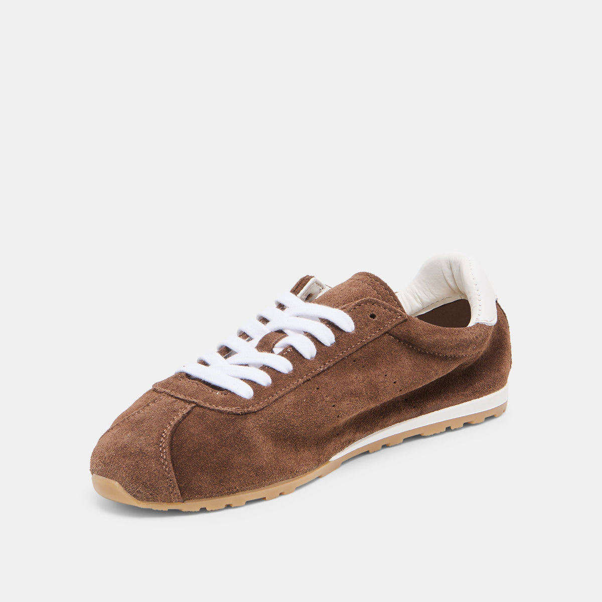 Serina Dk Brown Suede Sneakers | Dolce Vita