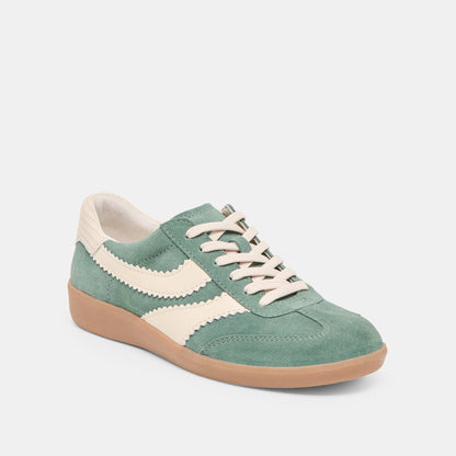 Merit Dk Green Suede Sneakers | Dolce Vita
