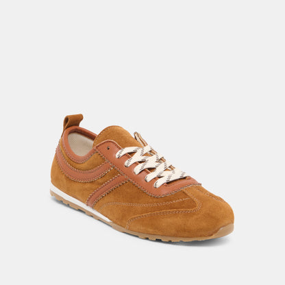 Viper Cognac Suede Sneakers | Dolce Vita