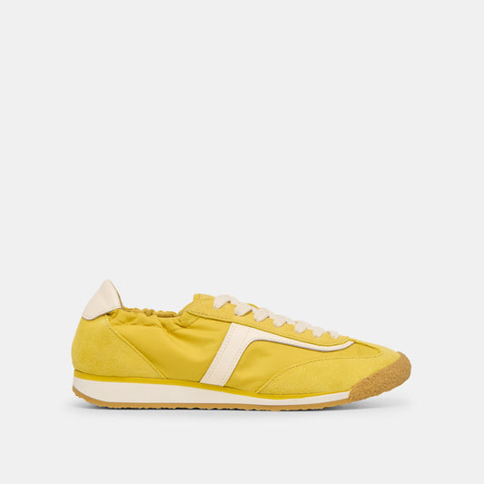 Sariya Yellow Nylon Sneakers | Dolce Vita