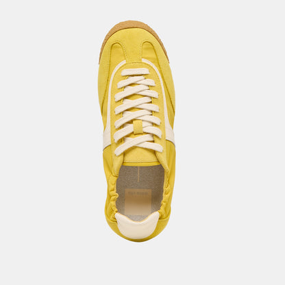 Sariya Yellow Nylon Sneakers | Dolce Vita
