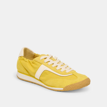 Sariya Yellow Nylon Sneakers | Dolce Vita
