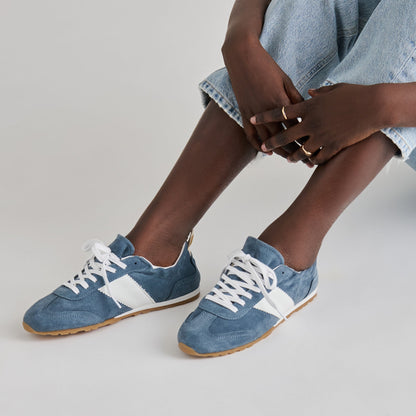 Shyla Blue Suede Sneakers | Dolce Vita
