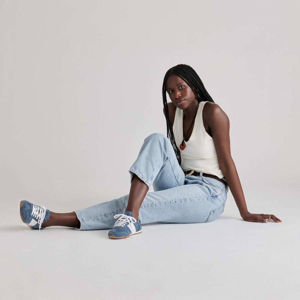 Shyla Blue Suede Sneakers | Dolce Vita