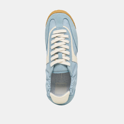 Sariya Lt Blue Nylon Sneakers | Dolce Vita