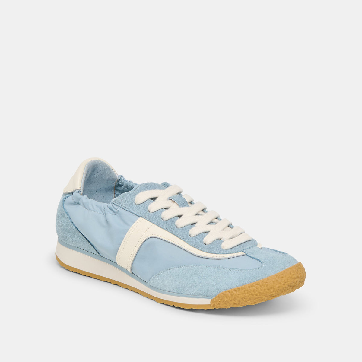 Sariya Lt Blue Nylon Sneakers | Dolce Vita