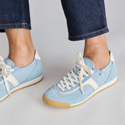 Sariya Lt Blue Nylon Sneakers | Dolce Vita
