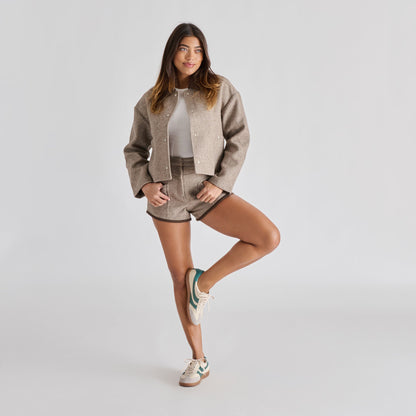 Merit White Green Leather Sneakers | Dolce Vita