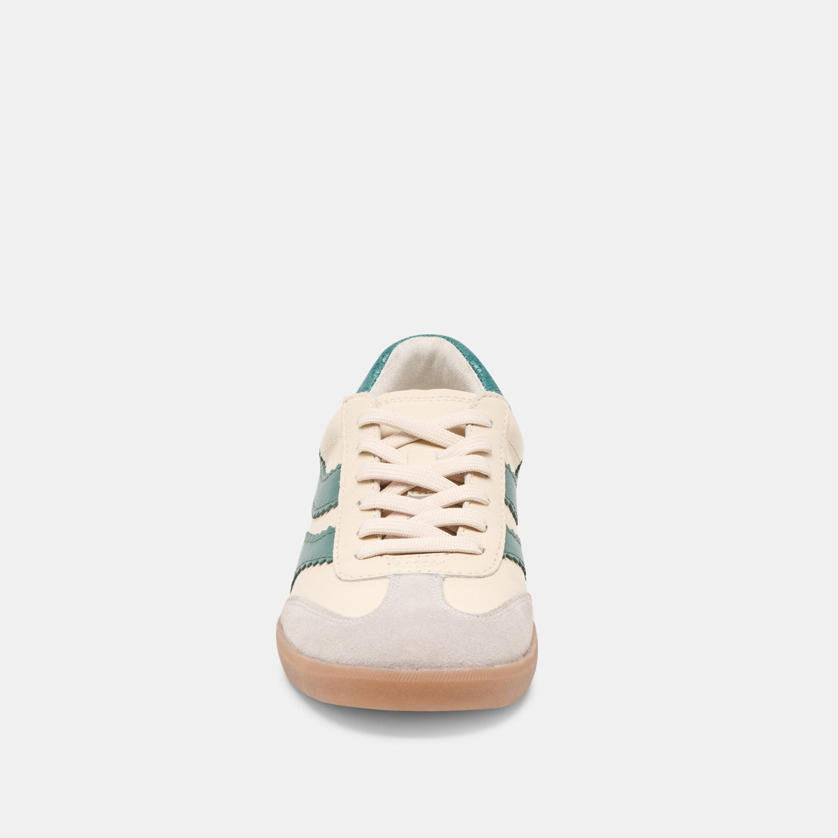 Merit White Green Leather Sneakers | Dolce Vita