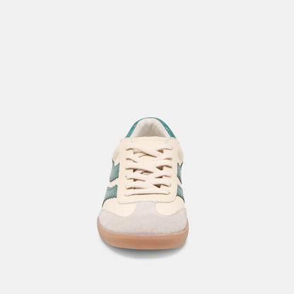 Merit White Green Leather Sneakers | Dolce Vita