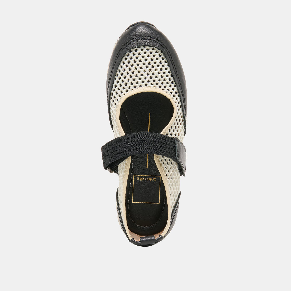 Seline White Black Mesh Sneakers | Dolce Vita