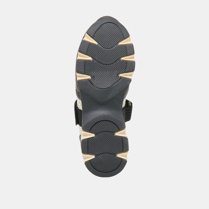 Seline White Black Mesh Sneakers | Dolce Vita