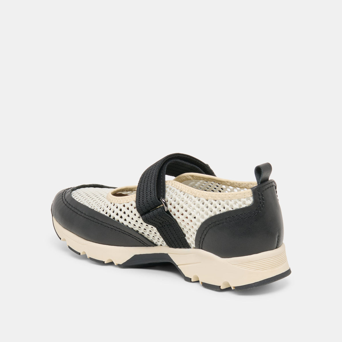 Seline White Black Mesh Sneakers | Dolce Vita