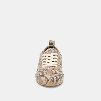 Viper Snake Print Embossed Leather Sneakers | Dolce Vita