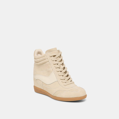 Issac Oatmeal Suede Sneakers | Dolce Vita