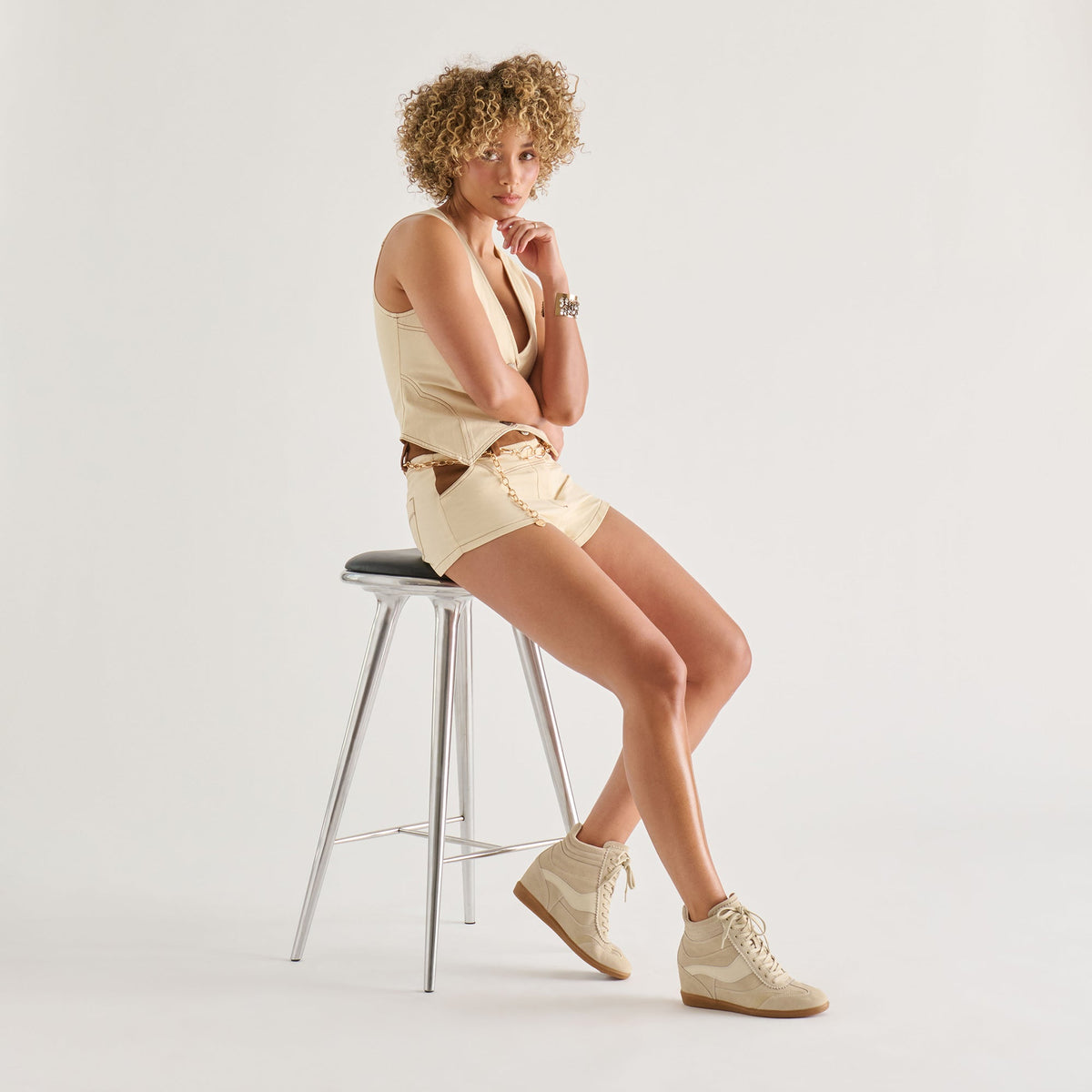 Issac Oatmeal Suede Sneakers | Dolce Vita