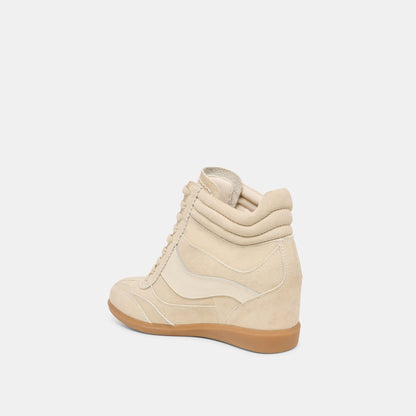 Issac Oatmeal Suede Sneakers | Dolce Vita