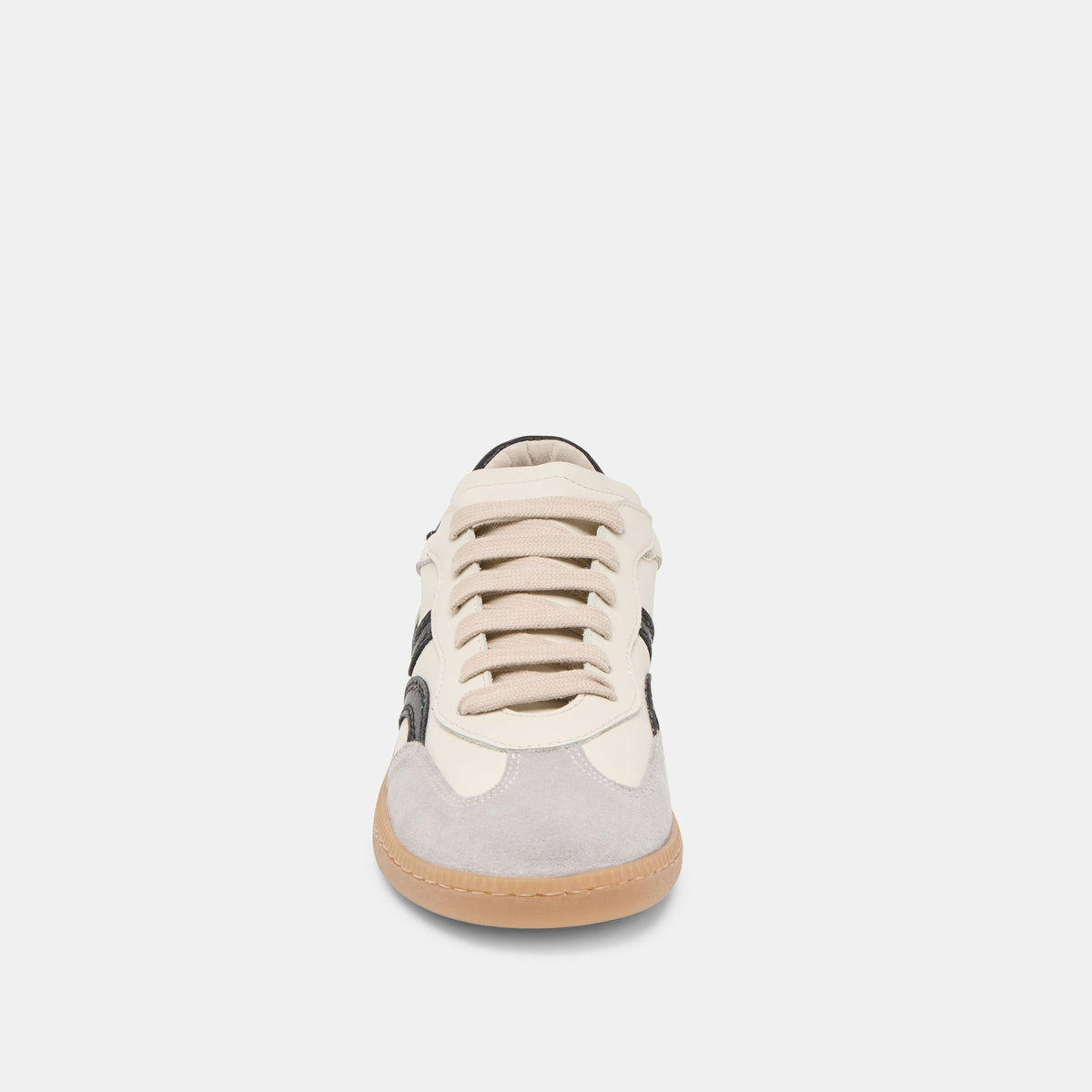 Rebel White Black Leather Sneakers | Dolce Vita