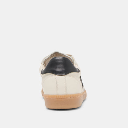 Rebel White Black Leather Sneakers | Dolce Vita