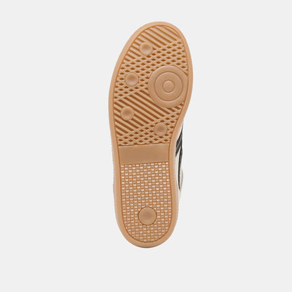 Rebel White Black Leather Sneakers | Dolce Vita