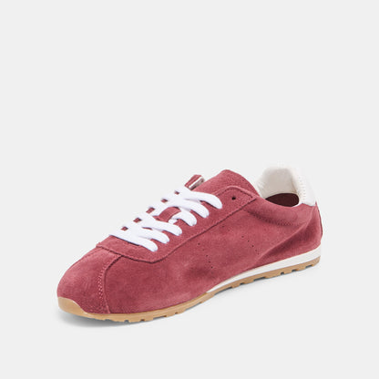 Serina Burgundy Suede Sneakers | Dolce Vita