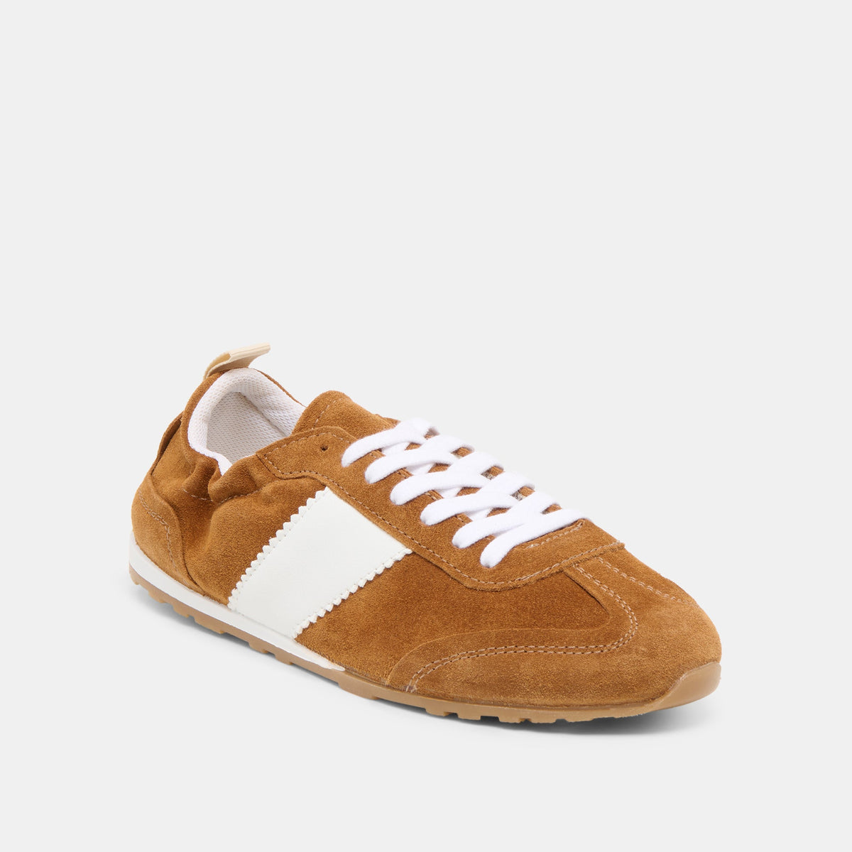 Shyla Cognac Suede Sneakers | Dolce Vita