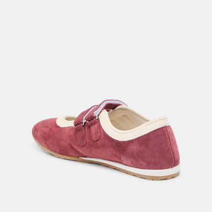 Swan Burgundy Suede Sneakers | Dolce Vita