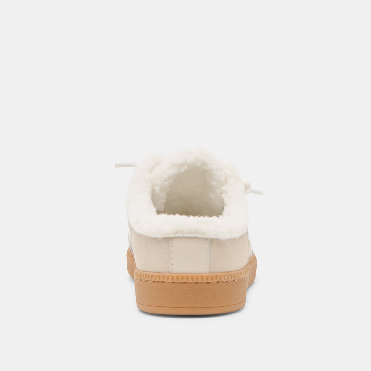 Notice Slide Plush Off White Crackled Leather Sneakers | Dolce Vita