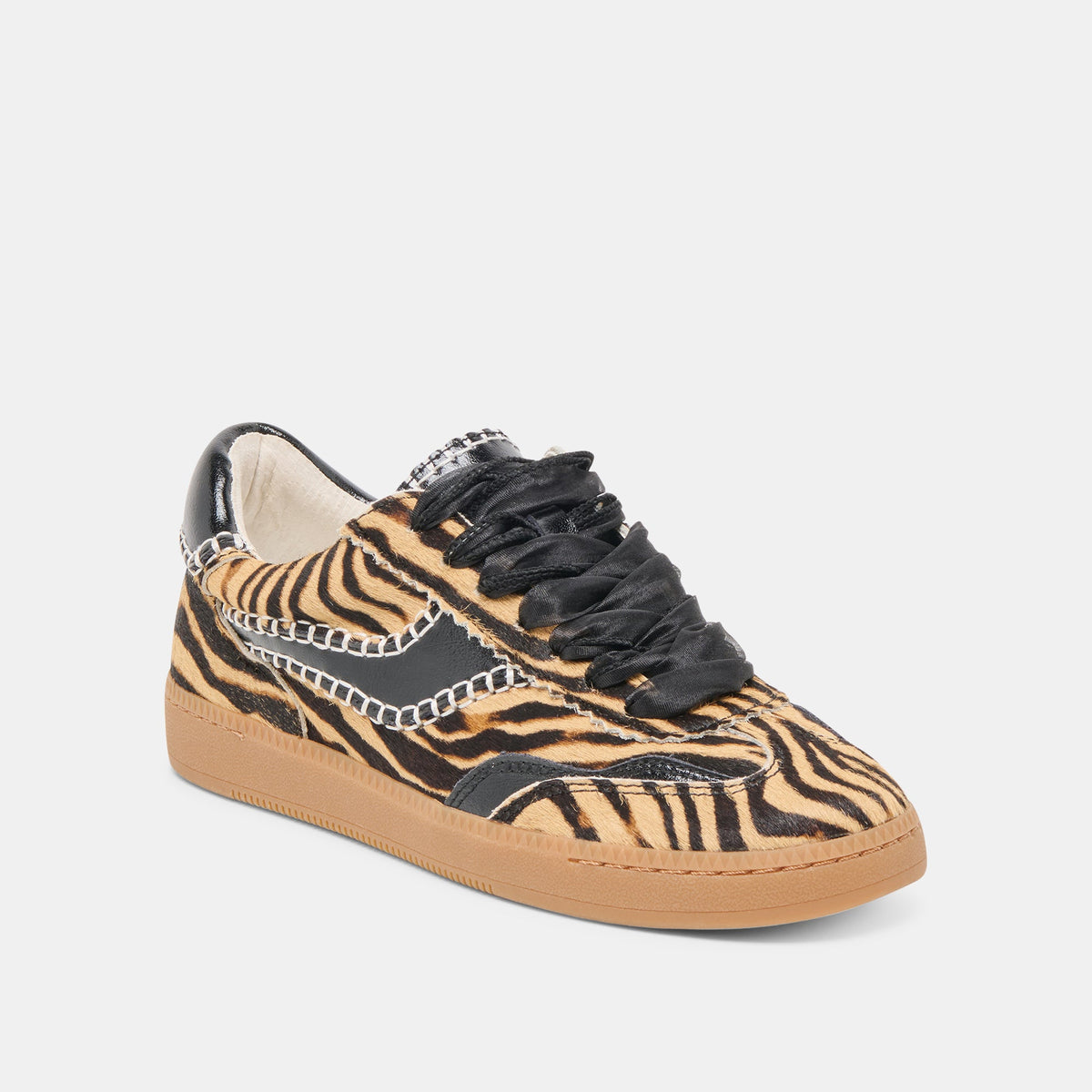 Notice Stitch Tiger Calf Hair Sneakers | Dolce Vita