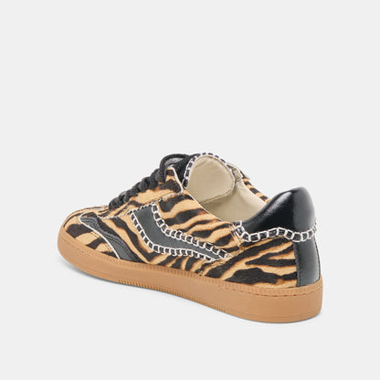 Notice Stitch Tiger Calf Hair Sneakers | Dolce Vita