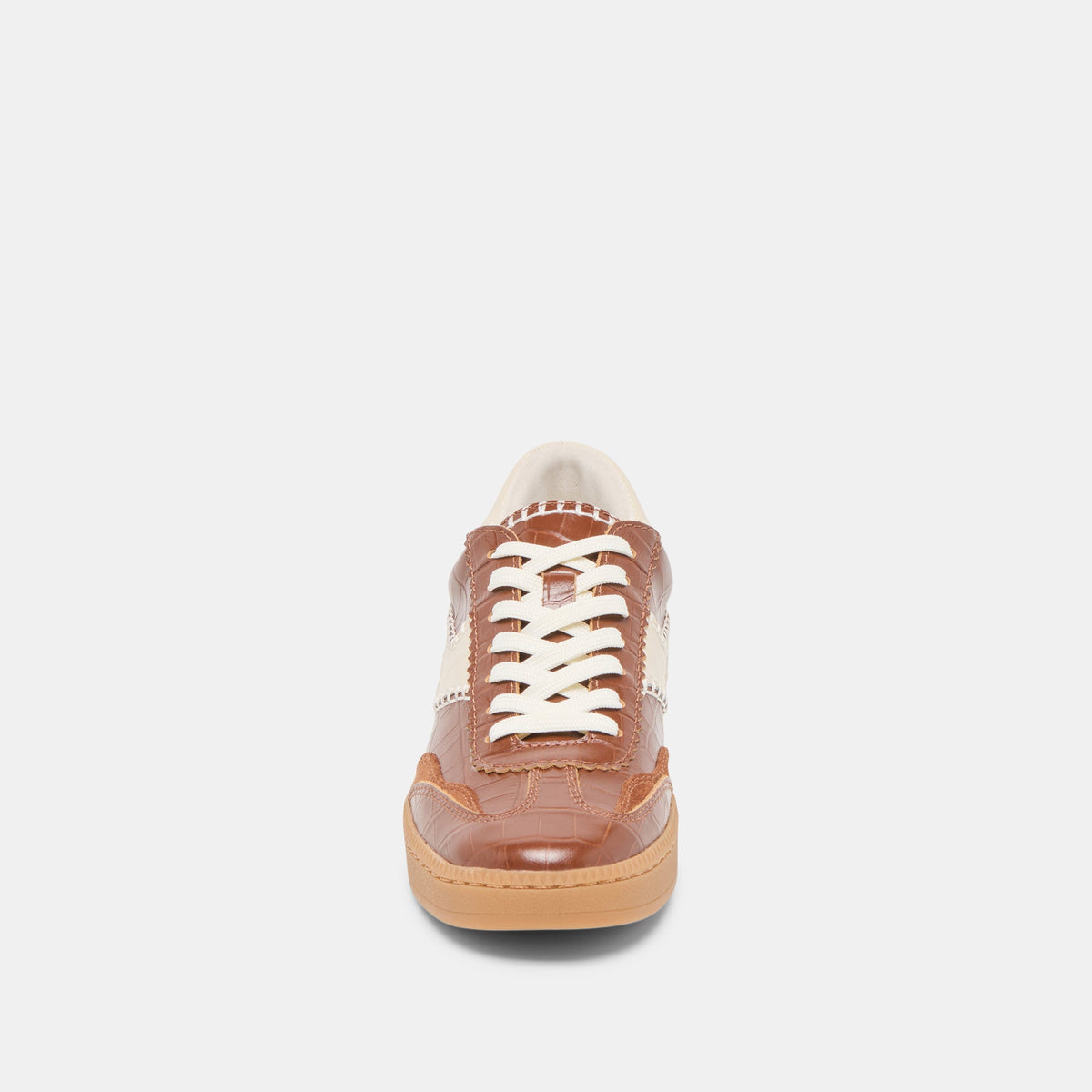 NOTICE STITCH SNEAKERS COGNAC CROCO EMBOSSED LEATHER
 – Dolce Vita | Dolce Vita