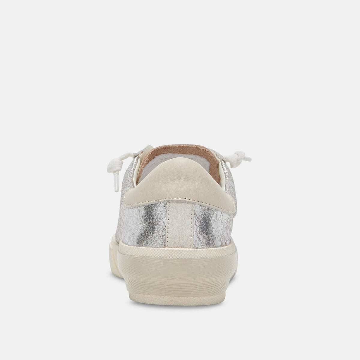 Zina Sneakers Chrome Distressed Leather | Chrome Leather Sneakers
 – Dolce Vita | Dolce Vita
