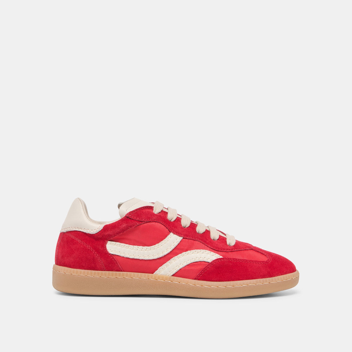 Rebel Crimson Nylon Sneakers | Dolce Vita
