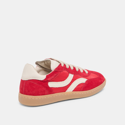 Rebel Crimson Nylon Sneakers | Dolce Vita