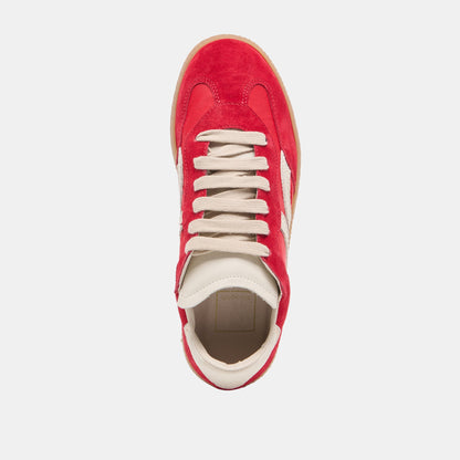 Rebel Crimson Nylon Sneakers | Dolce Vita