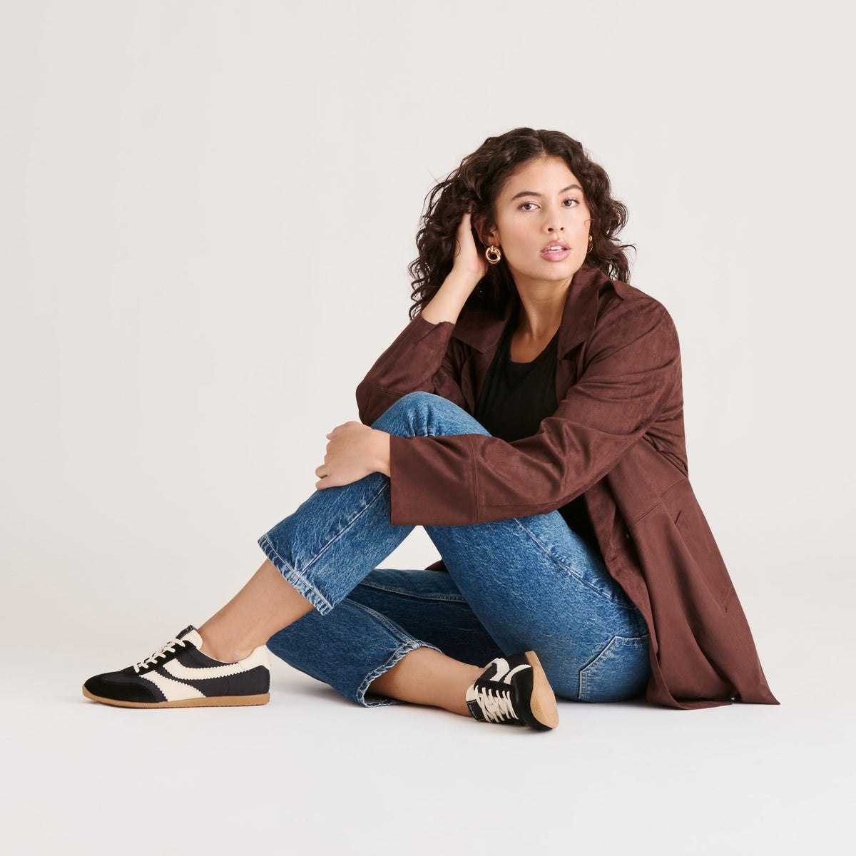 Limit Black Nylon Sneakers | Dolce Vita