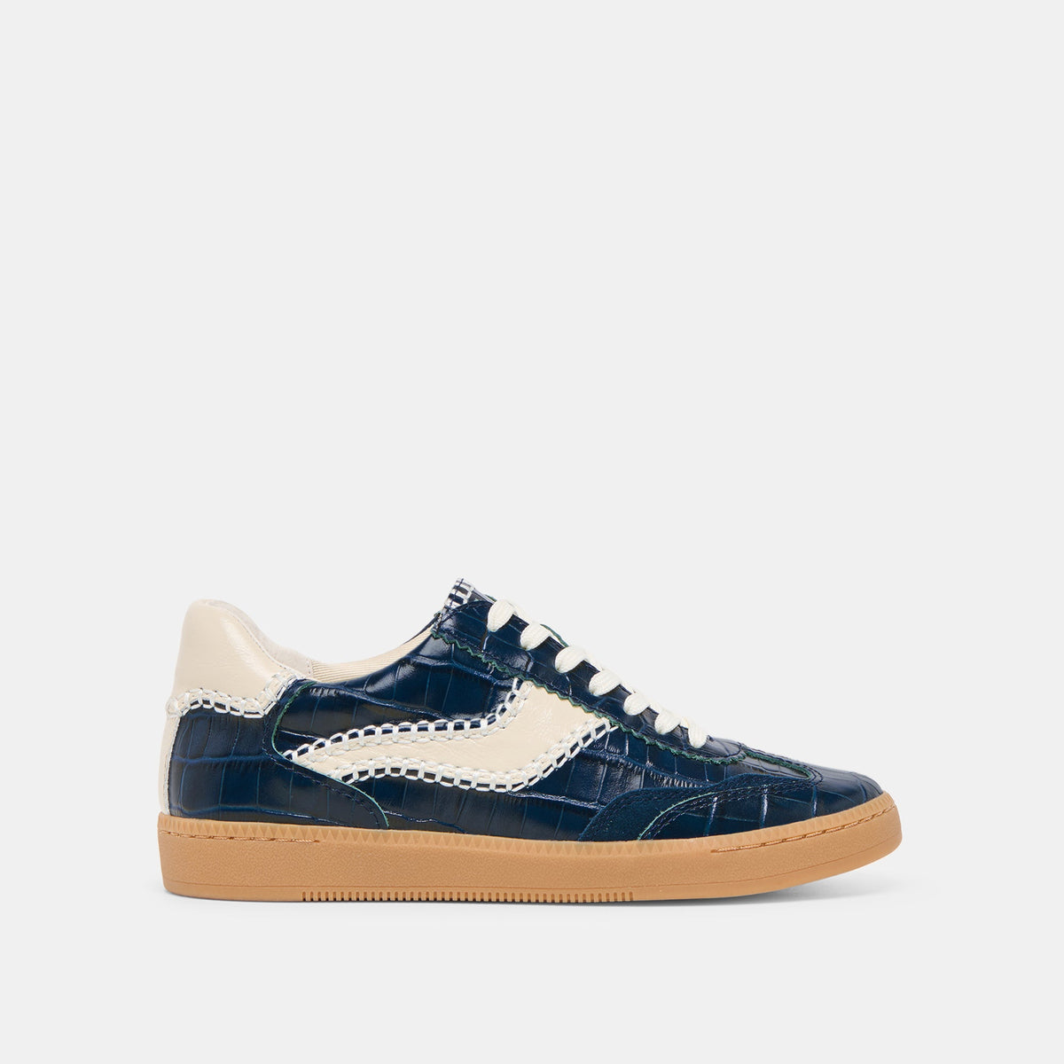 NOTICE STITCH SNEAKERS INK CROCO EMBOSSED LEATHER
 – Dolce Vita | Dolce Vita